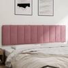 VidaXL Headboard Cushion, Headboard Pillow with Self-Adhesive Strips, Padded Bedroom Cushion, 374686