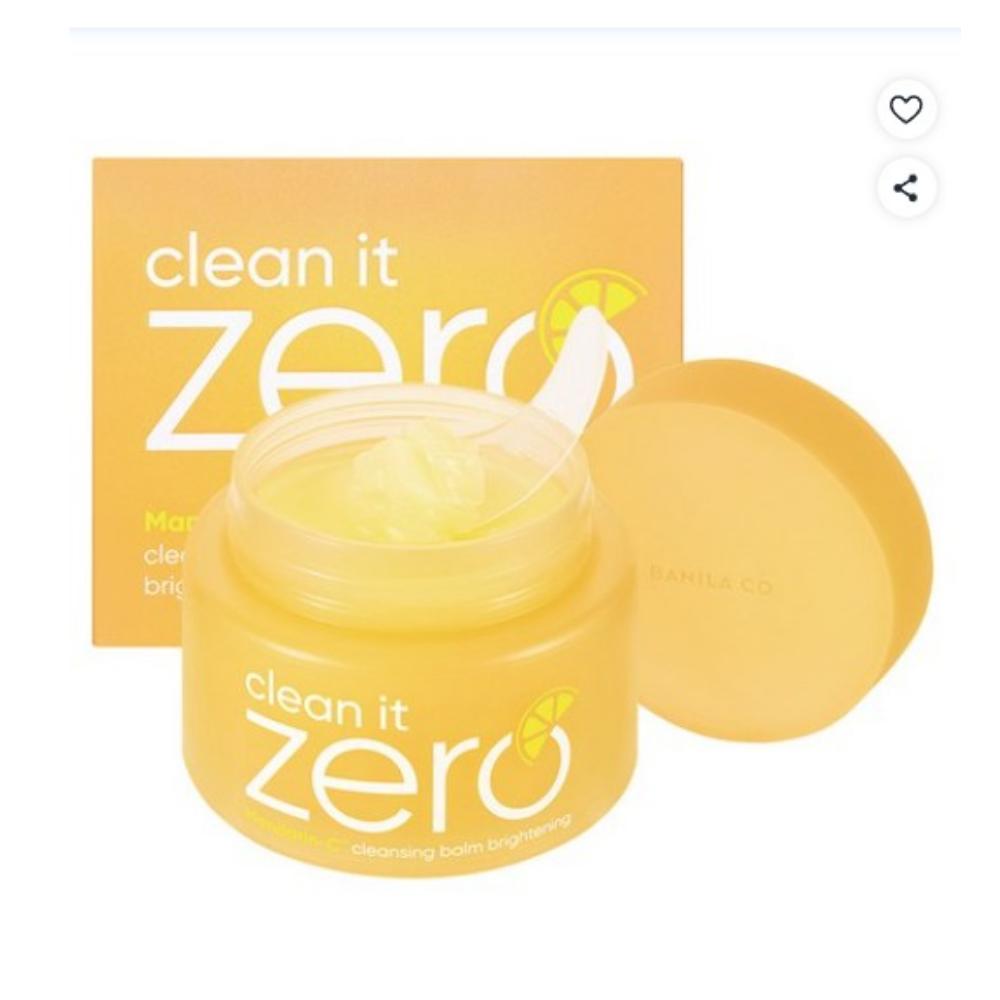 BANILA CO Clean It Zero Cleansing Balm Brightening – Makeup Remover & Brightening Oil Balm Cleanser 100ml