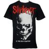 Мужская футболка Slipknot с черепом и tribal Черная