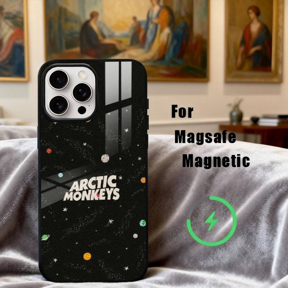 Альтернативный чехол для телефона Arctic Monkeys для iPhone 17, 16, 15, 14, 13, 12, 11 Plus, Pro Max Магнитный для беспроводной зарядки Magsafe