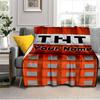 1PC Custom Name TNT Adventure" flannel blanket versatile,all-season throw suitable for the living room,bedroom,camping,travel,and gift
