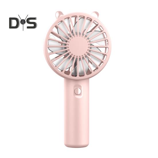 Портативный небольшой вентилятор с 3 настройками скорости Мощный воздушный поток Низкий уровень шума Карманный вентилятор с перезаряжаемой батареей USB