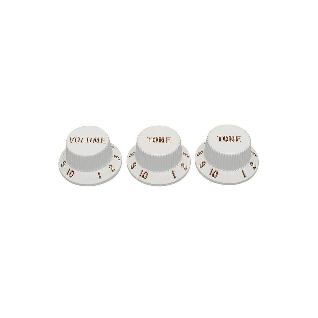Fender Детали крыла STRATOCASTER KNOBS WHITE