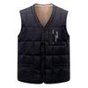 Winter Down  Vest Men  Plus Size Men Thick Lamb Fleece Tank Coat  Fashion Warm Waistcoat Padded Sleeveless Jackets