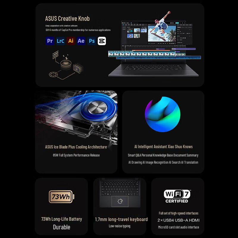 ASUS ProArt Creator 13 2026 AI MAX+ Convertible Laptop (CN version)
