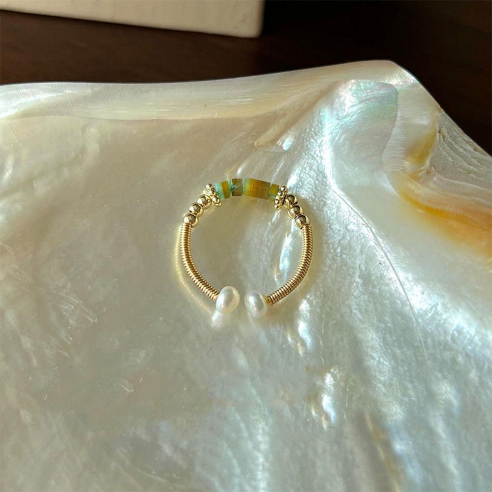 Sweet Cuff Ring Temperament Rabbit Design Daily Jewelry Personality Finger Ring  Festival Ornaments