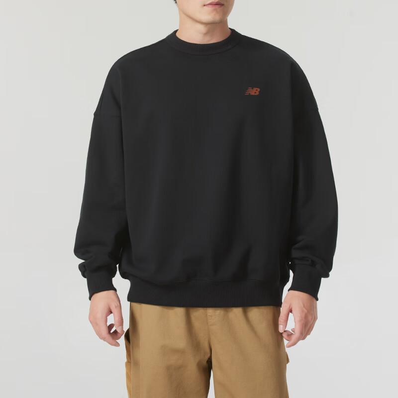 New Balance Толстовка мужская черная AMT44322-BK