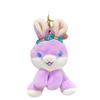 Cute Cartoon Animal Plush Keychain Figures Featuring Colorful Bears And Dogs