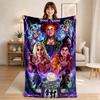 Custom Name Beetlejuice Flannel Blanket Throw Blanket Soft Warm Sofa Bed Camping Home Decor Unique Christmas Gift