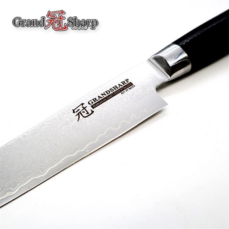 5,9-дюймовый универсальный нож, 67 слоев VG10, кухонный нож из дамасской стали, японские кухонные ножи из дамасской стали