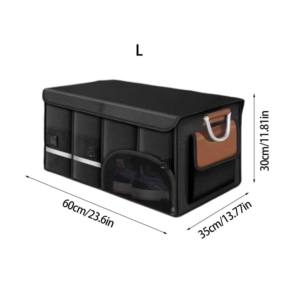 Сумка для хранения в багажнике автомобиля, складной автоорганайзер, 36 л/72 л/110 л, большая вместимость, ящик для хранения в багажнике автомобиля, для уборки салона автомобиля