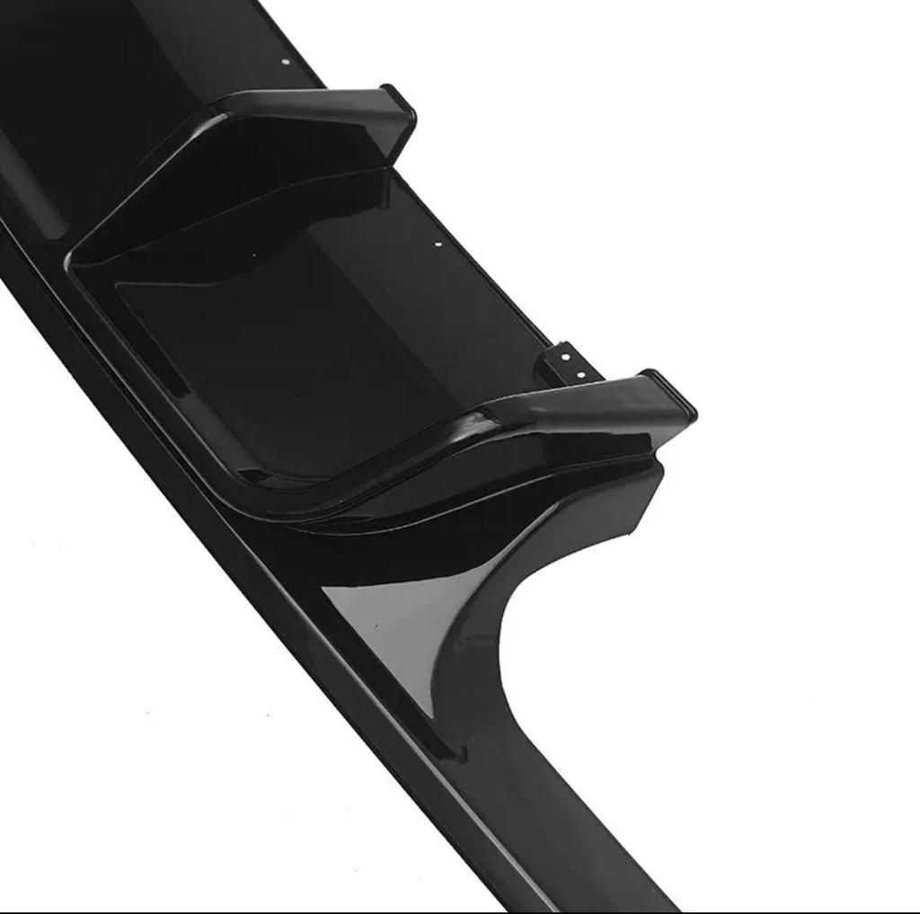 BMW M3/M4 V Style Rear Diffuser, ABS Glossy, No Lights