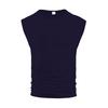 Мужской жилет с круглым вырезом без рукавов однотонный летний спортивный жилет быстросохнущий для улицы бега фитнеса майки повседневная одежда