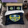 Leeds United Themed Bedding 3Pcs Duvet Cover Set Decorative Bed Linen For Teen Room Home Decoration