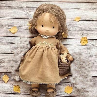 Мягкая игрушка кукла, тряпичная кукла для малышей, подходит для девочек, подарок на день рождения, рождественский подарок на плюшевую игрушку