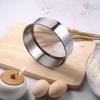 Round Kitchen Mesh Flour Sifter Stainless Steel Strainer Sifters Durable Sugar Filter Mesh