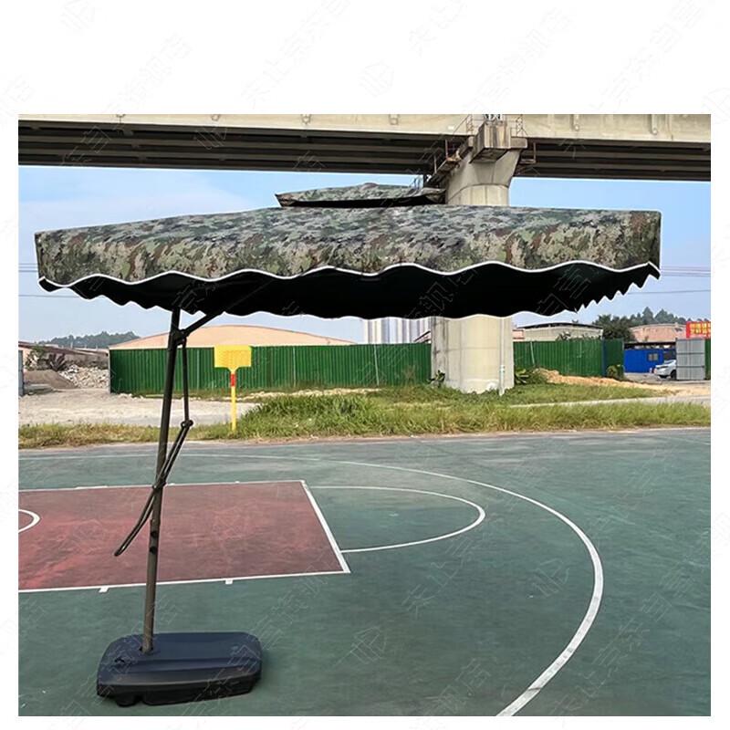 Двухслойный навесной камуфляжный зонт