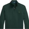 Ralph Lauren SS24 Однотонная толстовка с вышивкой логотипа, воротником-стойкой, длинным рукавом, повседневная, зеленая, для детей 323886908-009