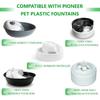 12 Pack Pet Fountain Replacement Carbon Filters Compatible with Pioneer Pet Plastic Fountain Raindrop, Feng Shui, Serenity, Magnolia & EveryYay, Cat