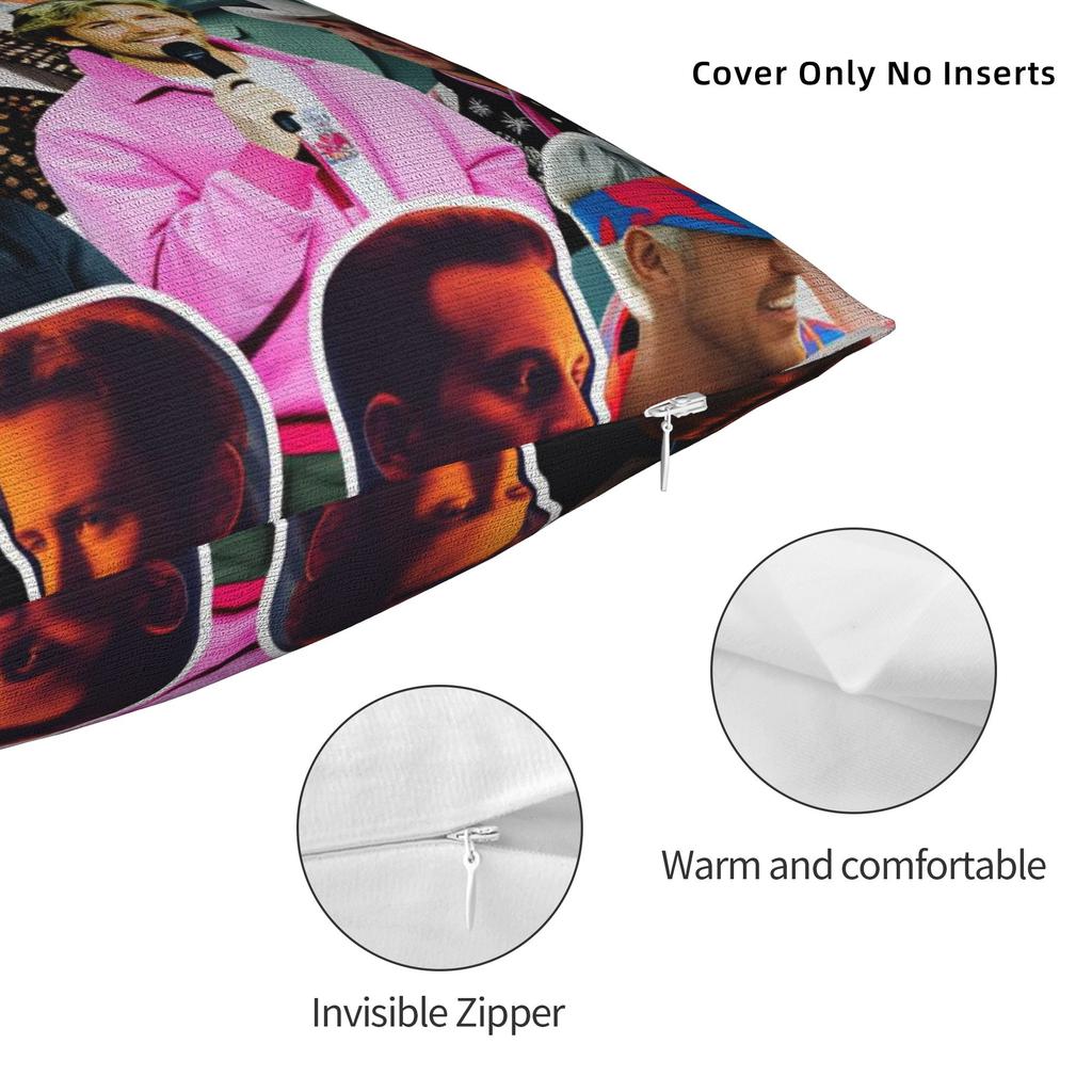 Pillow Cover Ryan Gosling Collage Funny Pillow Case For Sofa Bedroom Home Decor Pillowcases