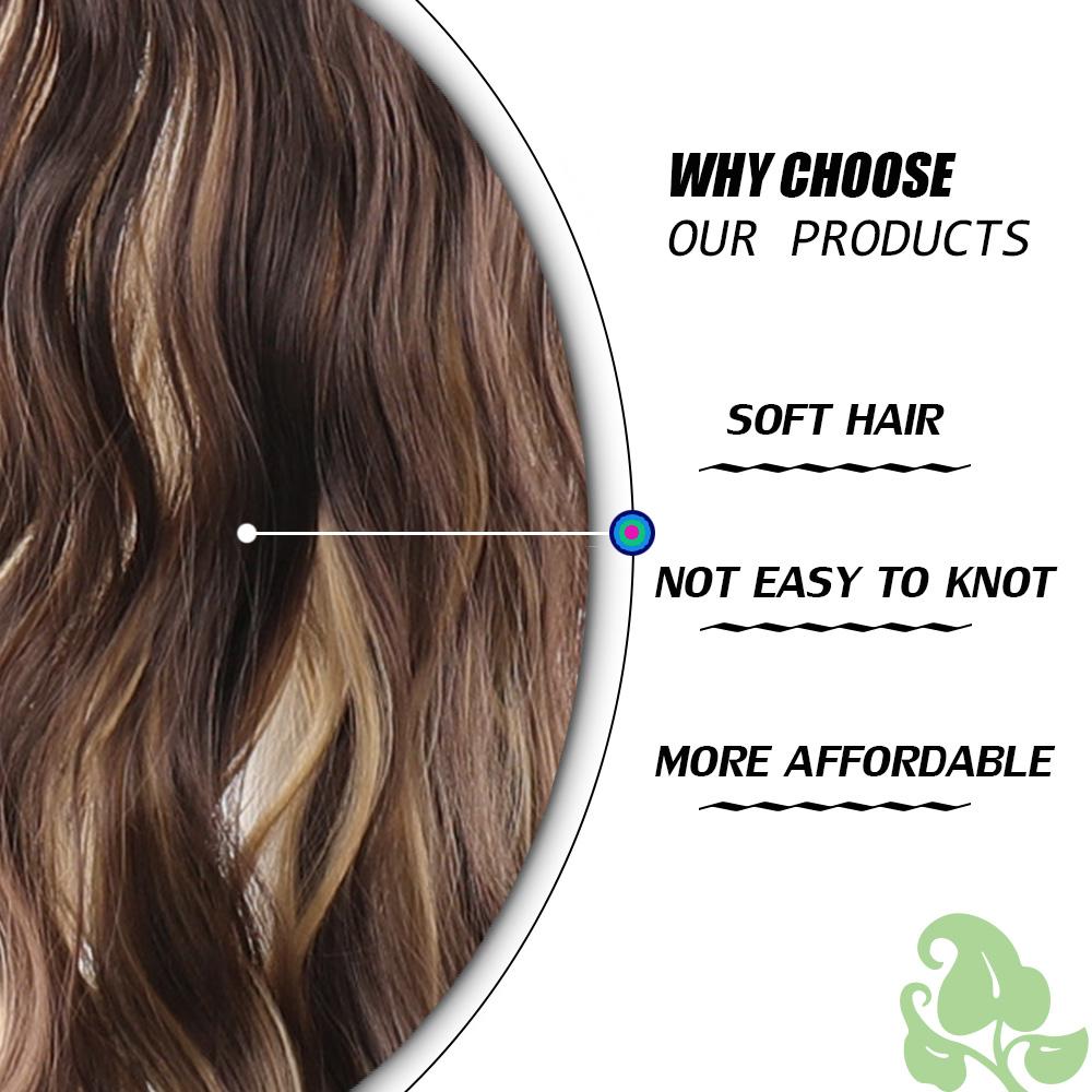 Женский зимний парик, вязаная шапка, длинная волна, прямые волосы, синтетическая шапка, парик