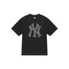 New MLB New York Yankees T Shirts Men's Black 3ATSM0653-50BKS