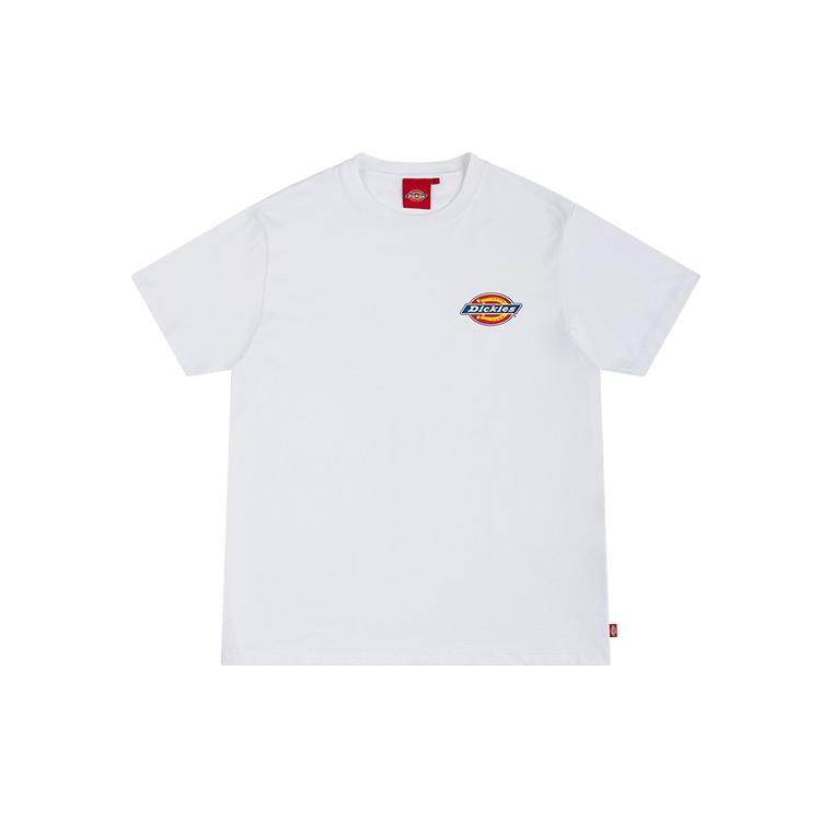 Dickies Футболки Унисекс Белые С Круглым Вырезом Средней Плотности DK008905C4D