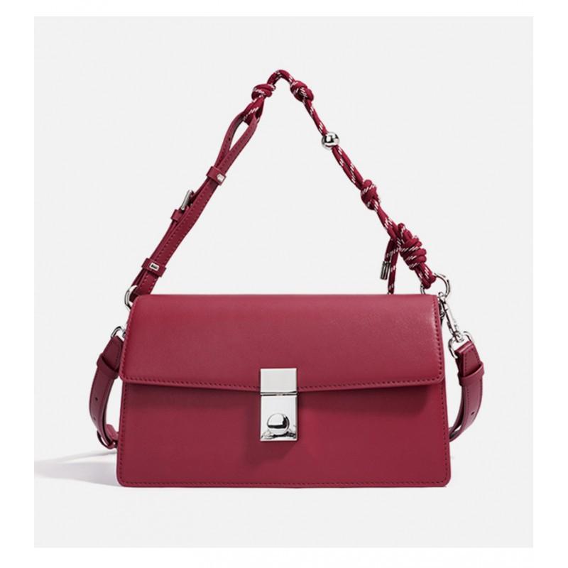 High-end Versatile Niche Design Holiday Series Women's Bag Leather Handbag Shoulder Crossbody