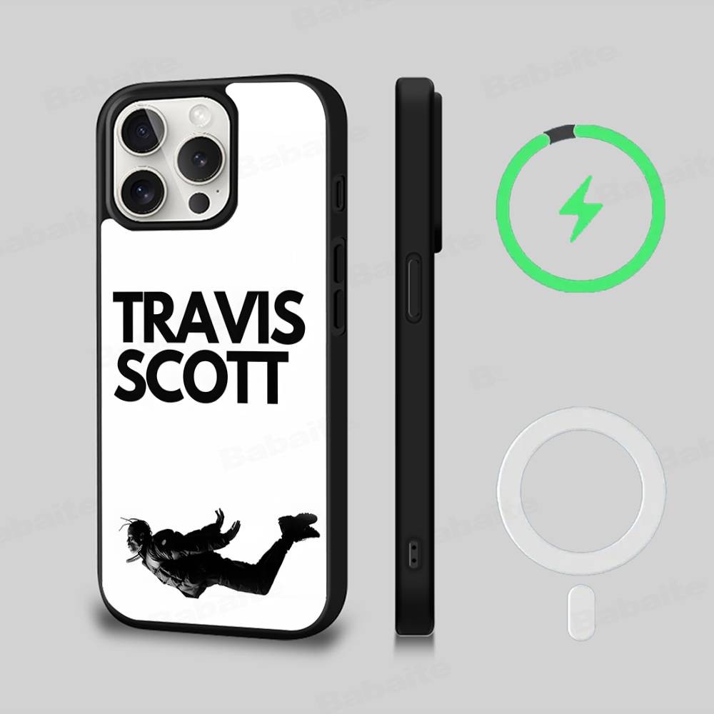 Роскошный чехол для телефона Travis Scott Cactus Jack для IPhone 17 16 15 14 13 12 11 Pro Max Plus Для Magsafe Магнитный корпус