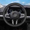 Для BMW IX1 2026 2026 Чехол на руль автомобиля Кожаный Ультратонкий Противоскользящий Чехлы на ручку автомобиля Аксессуары для отделки интерьера