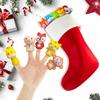 10 шт., маленькие животные, пальчиковые куклы, детские игрушки, мягкие резиновые ручные куклы, пальчики, игрушки для новорожденных, интерактивные развивающие игрушки для детей