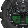 Casio G-SHOCK Black and Electro Green GA-100BEG-1AJF Wrist Watch for Men