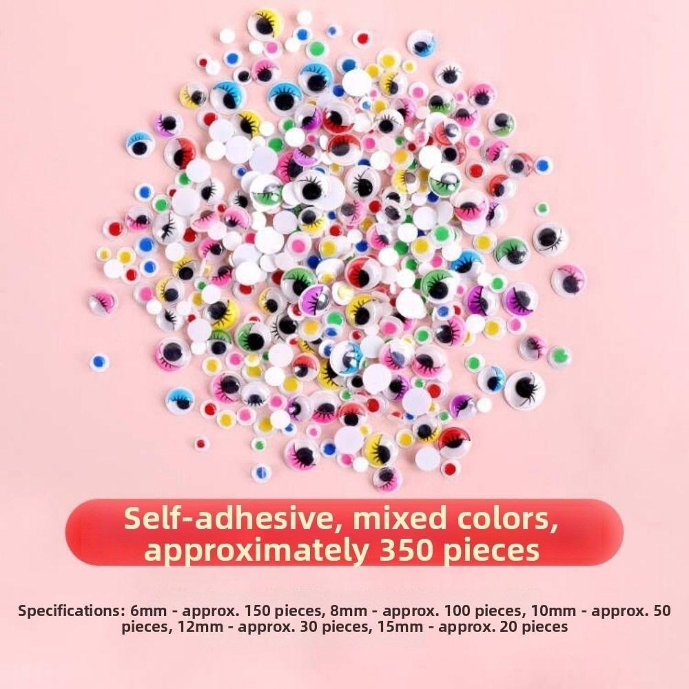 50/100pcs/bag DIY Dolls Activity Eyes 3D Dolls Eyes Accessories Toys Wiggling Moving Eyes