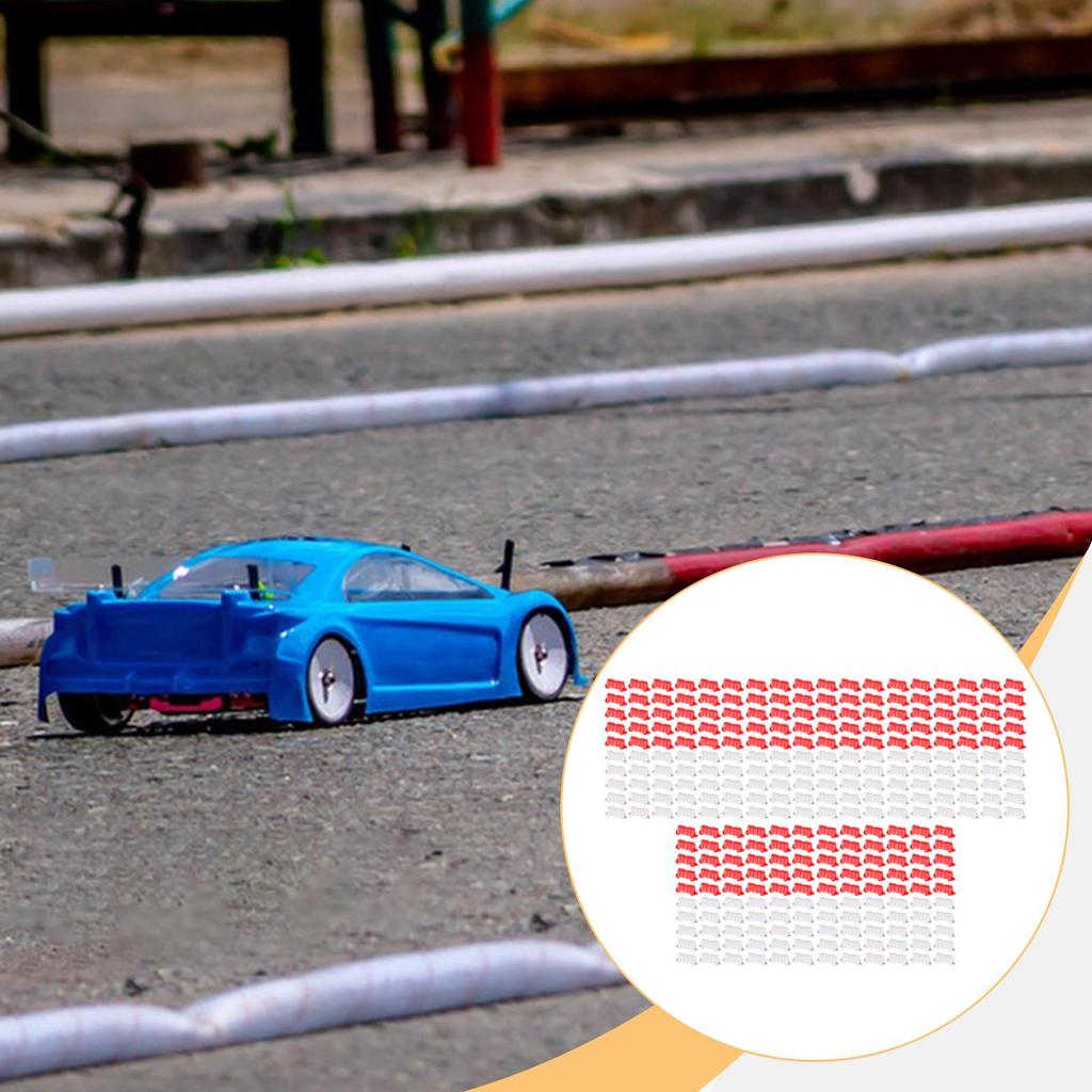 Modular RC Crash Resistant Fences Expandable Road Barriers for 1/14 to 1/28 Scale RC Models Accessory Sturdy