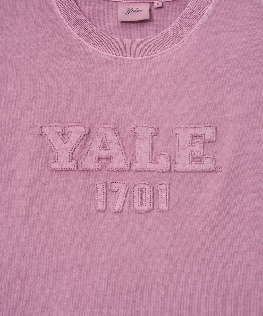YALE Women'S Pigment Applique T-Shirt_Pink