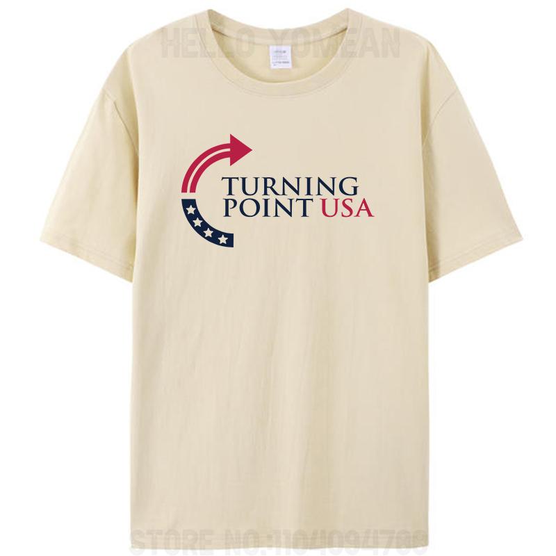 Это Поворотный Момент США TPUSA Свобода Чарли Женская Мужская 100% Хлопок Футболка Повседневные Футболки Рубашки Топы