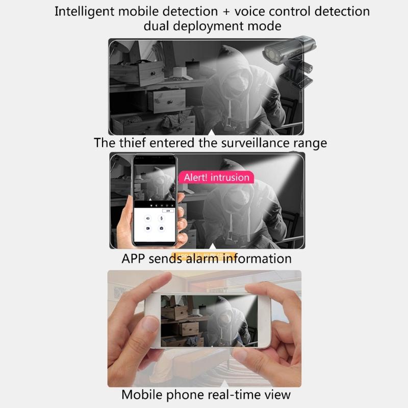 Беспроводная Wi-Fi камера заднего вида со встроенным аккумулятором IP54, водонепроницаемая камера ночного видения с кронштейном, направляющая камера заднего вида