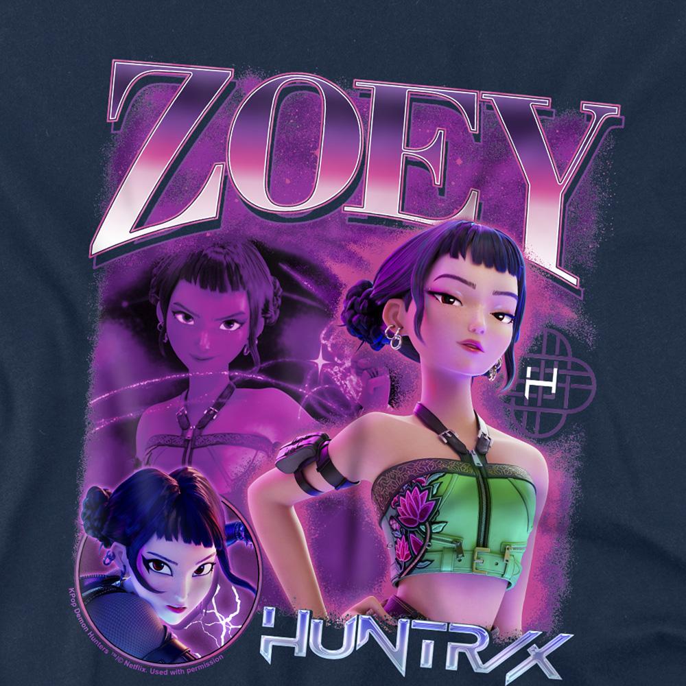 K-Pop Demon Hunters Childrens/Kids Huntr/X Zoey T-Shirt