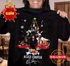 Хлопковая унисекс футболка Alice Cooper на Рождество S-4XL