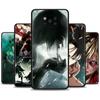 Anime Japanese Attack On Titan Case For Xiaomi Mi Poco X3 M3 Pro X4 NFC F3 GT Pocophone F1 Black TPU Soft Cover Cellphones Capa