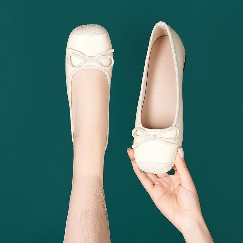 Балетки женские летние маленького размера с увеличенной высотой подъема, удобные и элегантные, женские туфли-бини, женские балетки