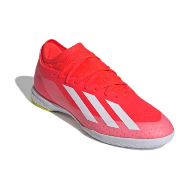 Новые Adidas Crazyfast League для зала Солнечный красный Облачно-белый Командный солнечный желтый IF0704