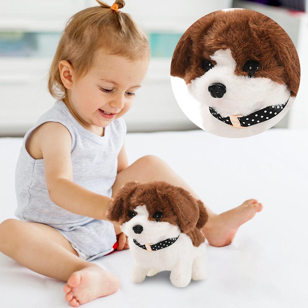 Electric Dog Toy Plush Soft Comfortable Interesting Lifelike Toy Dog