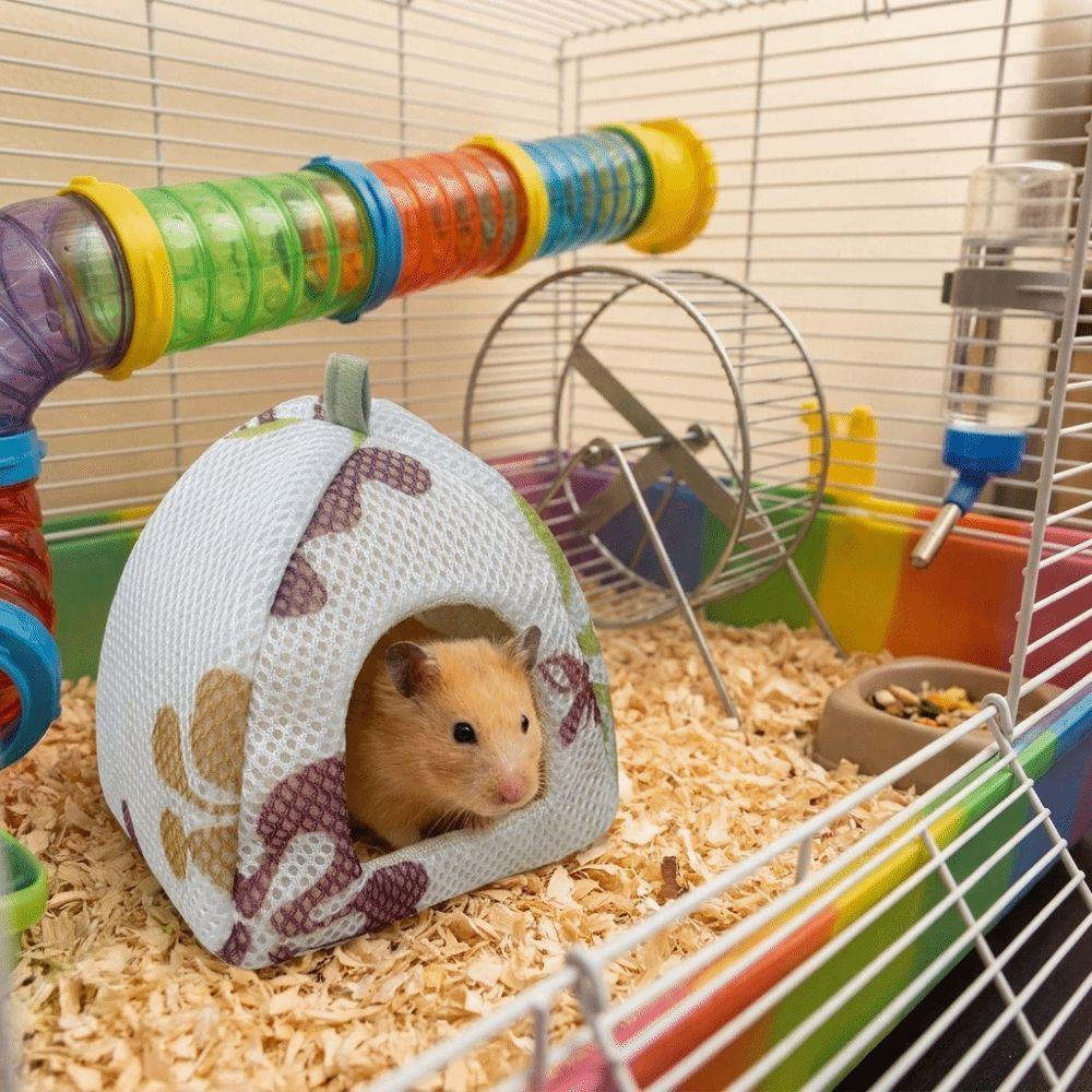 with Cooling Mat Pet Cave Nest Wear Resistant Hamster Rest Shelter Small Pet Bed Pet Resting