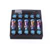 New R40 Style 44mm Wheel Nuts Steel M12x1.5/1.25 Racing Lug Nuts 20pcs Lock Racing Lug Nuts + 2 Set Security