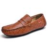 Shoes Handmade Doudou shoes 38-48 One-pedal lazy driving leather shoes Low-top overalls casual shoes
