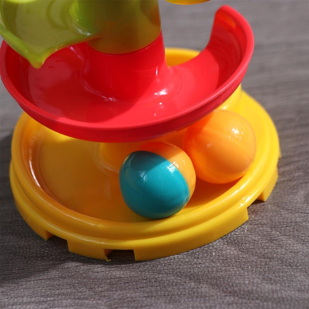 Games Spin Track Toy Set Baby Puzzle Toy Ball Drop Roll Swirling Tower Track Turn Around Toy