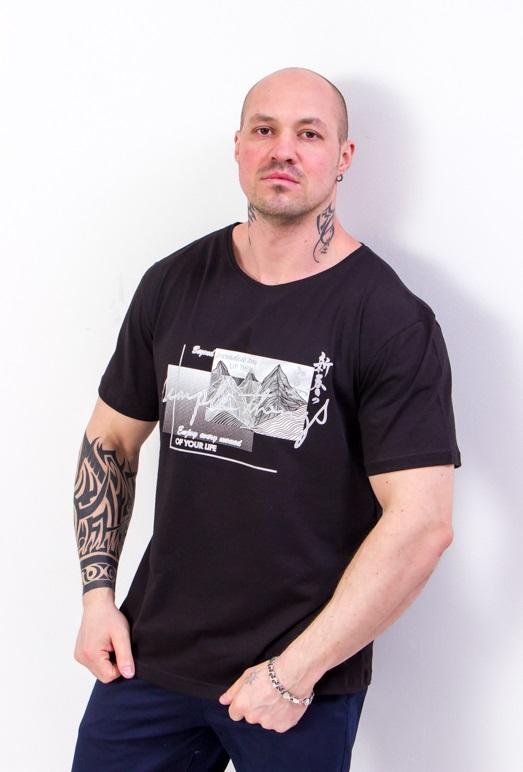 Футболка (Мужской), Мужская хлопковая футболка – Универсальный стиль для повседневной носки, лето, 8012-001-33-3 HC