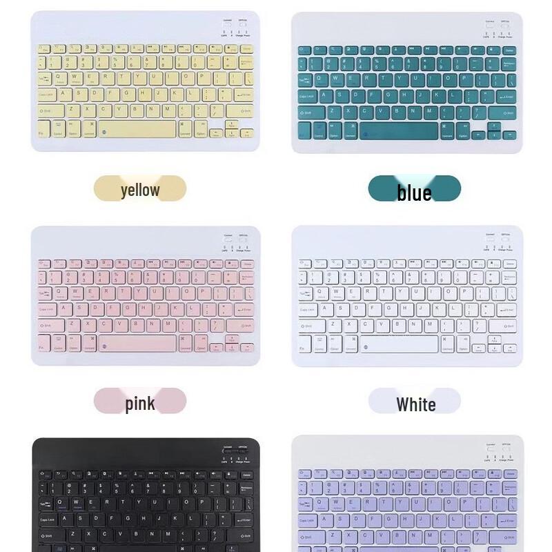 OLOEY 10-Inch Wireless Bluetooth Keyboard for Tablets and Smartphones