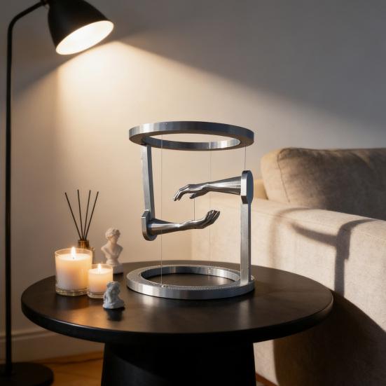 3D-печатное украшение-рука, бросающее вызов гравитации, Антигравитационная подвесная фигурка-статуэтка, Декор для дома, офиса, книжной полки, рабочего стола